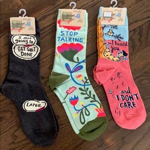 ⭐️NWT : Set of 3 : Novelty Socks